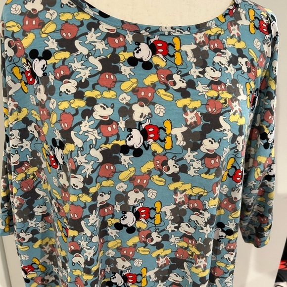 Lularoe Disney Mickey Mouse Tunic Shirt Sz Large - Picture 1 of 4